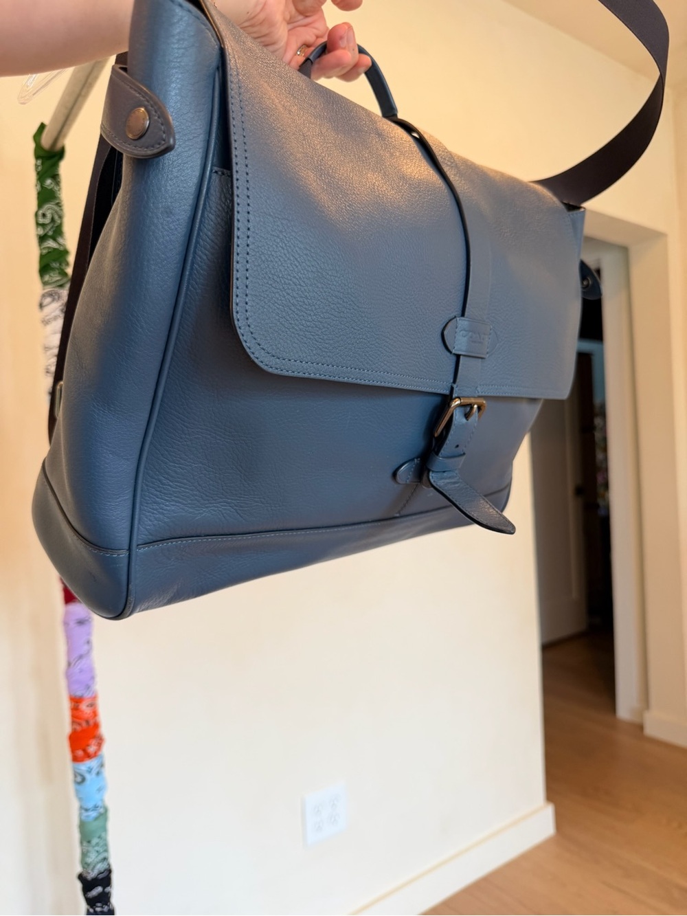 Coach Hudson Messenger Bag Duke Blue - Picture 10 of 10